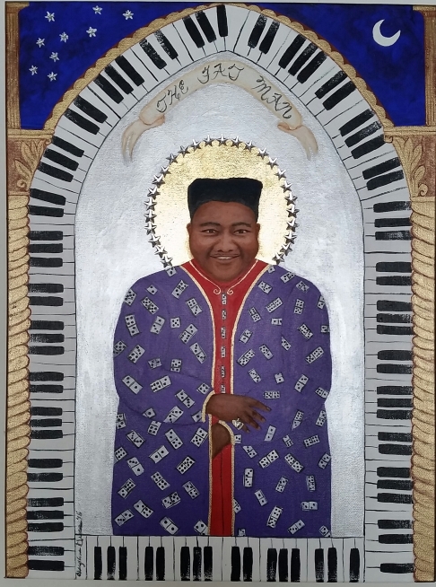 Early Sainthood by Cheryl Anne Grace | Acrylic on deep canvas Early Sainthood